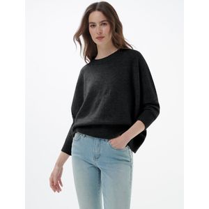 Trui ronde hals Van Peter Hahn grijs