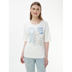 Shirt ronde hals Van Monari wit