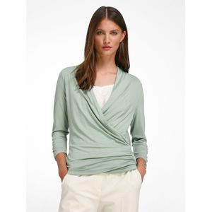 Shirt v-hals Van Peter Hahn groen