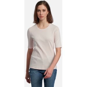 Shirt 100% Pima Cotton ronde hals Van Peter Hahn roze