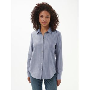 Blouse lange mouwen Van Peter Hahn blauw