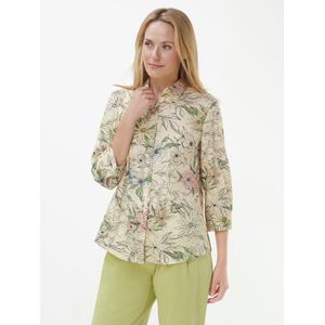 Blouse 3/4 mouwen Van Peter Hahn beige