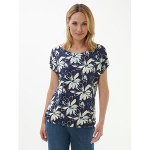 Shirt ronde hals Van Peter Hahn blauw