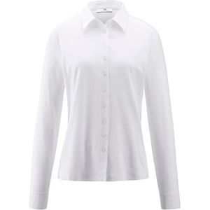 Jerseyblouse Van Peter Hahn wit