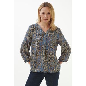 Blouse Van Peter Hahn blauw