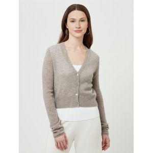 Vest V-hals Van include beige
