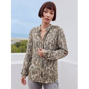 Blouse Van Peter Hahn beige