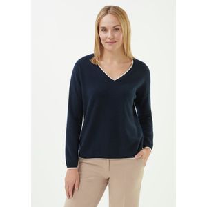 Trui V-hals Van Peter Hahn blauw