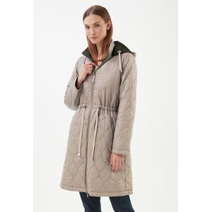 Waterafstotende,windwerende en keerbare parka Van Green Goose beige
