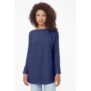 Trui een bateauhals Van Peter Hahn blauw