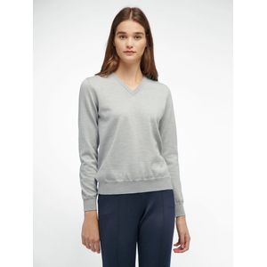 Trui 100% scheerwol, model Inge Van Peter Hahn grijs