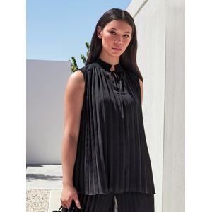 Mouwloze blouse Van Emilia Lay zwart