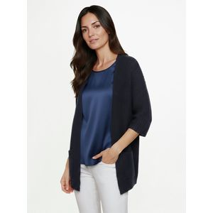 Vest aangeknipte 3/4-mouwen Van Peter Hahn blauw