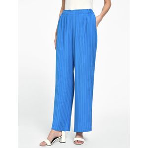 Broek wijde pijpen Van Riani blauw