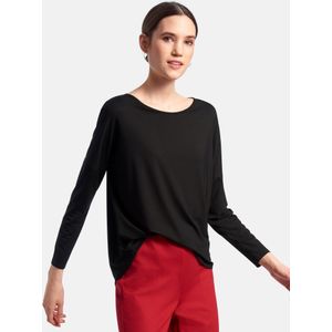 Shirt ronde hals en lange mouwen Van DAY.LIKE zwart