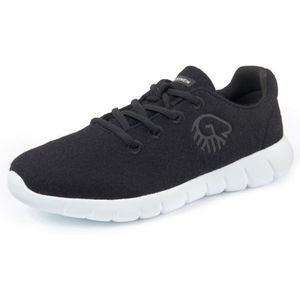 Sneakers Merino Runners merinos­wol­stretch Van Giesswein zwart