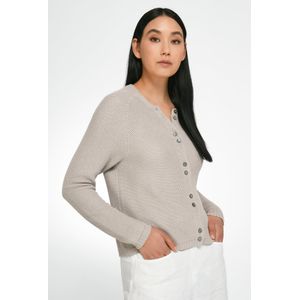 Vest 100% SUPIMA®-katoen Van Peter Hahn grijs