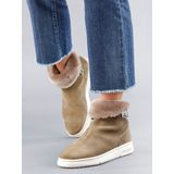 Candice Cooper - Enkellaarsjes - Zwart - Suède - Avant-gardistische lijn