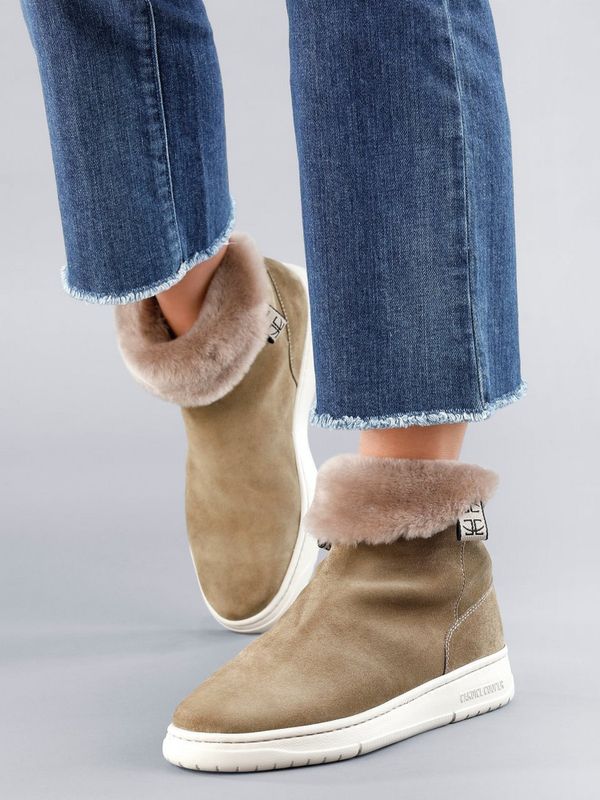 Candice Cooper - Enkellaarsjes - Zwart - Suède - Avant-gardistische lijn