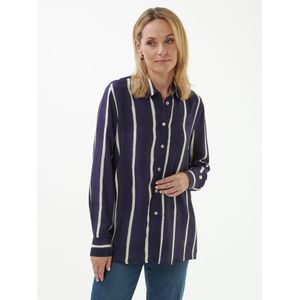 Lange blouse lange mouwen Van Peter Hahn blauw