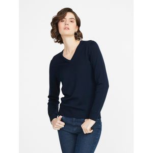 Trui 100% scheerwol, model Inge Van Peter Hahn blauw