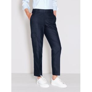 Enkellange broek Van Peter Hahn blauw
