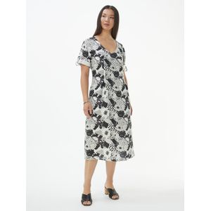 Jurk V-hals Van Anna Aura beige