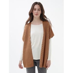 Mouwloos vest Van Peter Hahn bruin