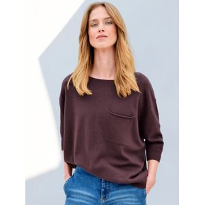 Trui 100% scheerwol Van Peter Hahn rood