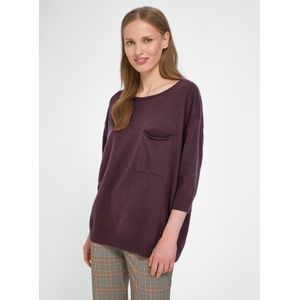 Trui 100% scheerwol Van Peter Hahn rood