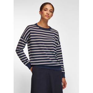 Trui 100% SUPIMA®-katoen Van Peter Hahn blauw