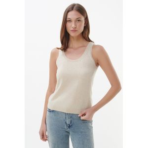 Gebreide top Van include beige