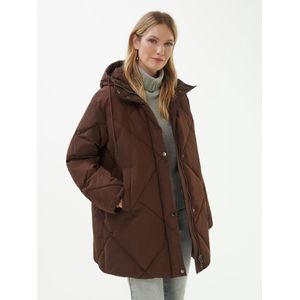 Gewatteerde jas Van Peter Hahn bruin