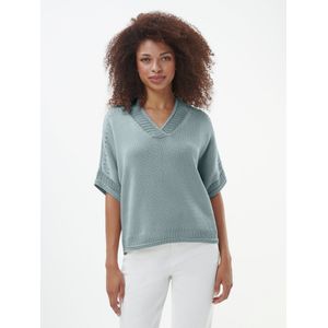 V-trui Van Peter Hahn blauw