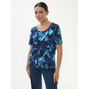 Shirt ronde hals Van Emilia Lay blauw