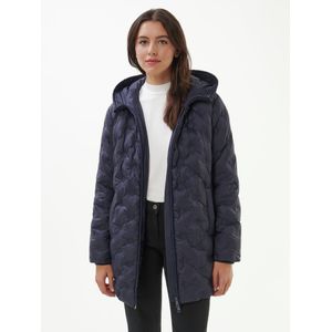 Gewatteerde jas Van Anna Aura blauw