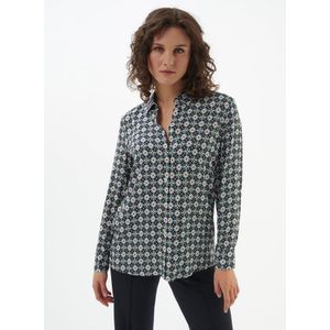 Blouse lange mouwen Van Peter Hahn multicolour