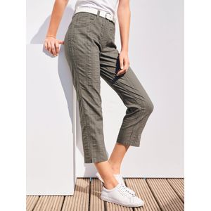 7/8-broek Wash & Go model Bea zakken voor Van KjBrand groen