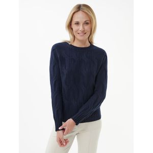 Trui lange raglanmouwen Van Peter Hahn Cashmere blauw