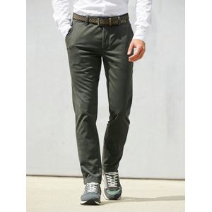 Flatfront-chino Van Eurex by Brax groen
