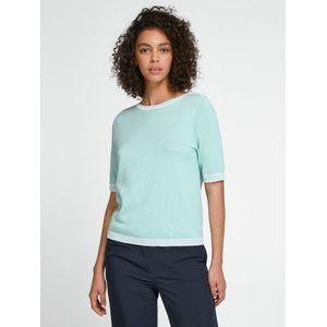 Trui 100% SUPIMA®-katoen Van Peter Hahn turquoise