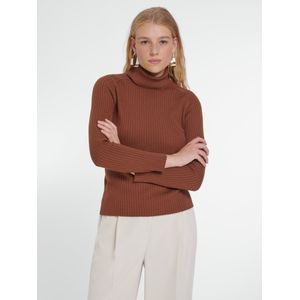 Coltrui 100% scheerwol lange mouwen Van Peter Hahn bruin