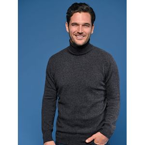 Trui 100% premium-kasjmier Van Peter Hahn Cashmere grijs