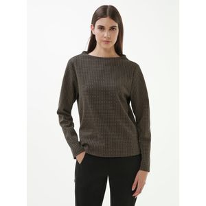 Shirt boothals Van Peter Hahn zwart