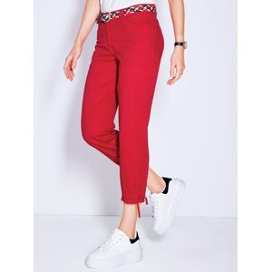 7/8-broek model ­Barbara Van Peter Hahn rood