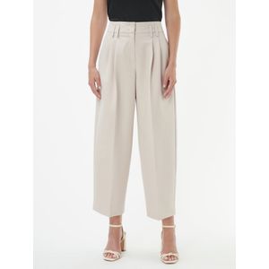 Enkellange Modern Fit-broek Van Raffaello Rossi beige