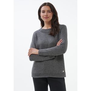 Trui een ronde hals Van Anna Aura zwart