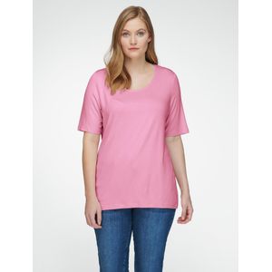 Shirt ronde hals en korte mouwen Van Emilia Lay roze