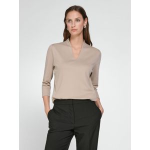 Shirt 100% katoen Van Efixelle beige