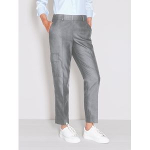 Enkellange broek Van Peter Hahn grijs